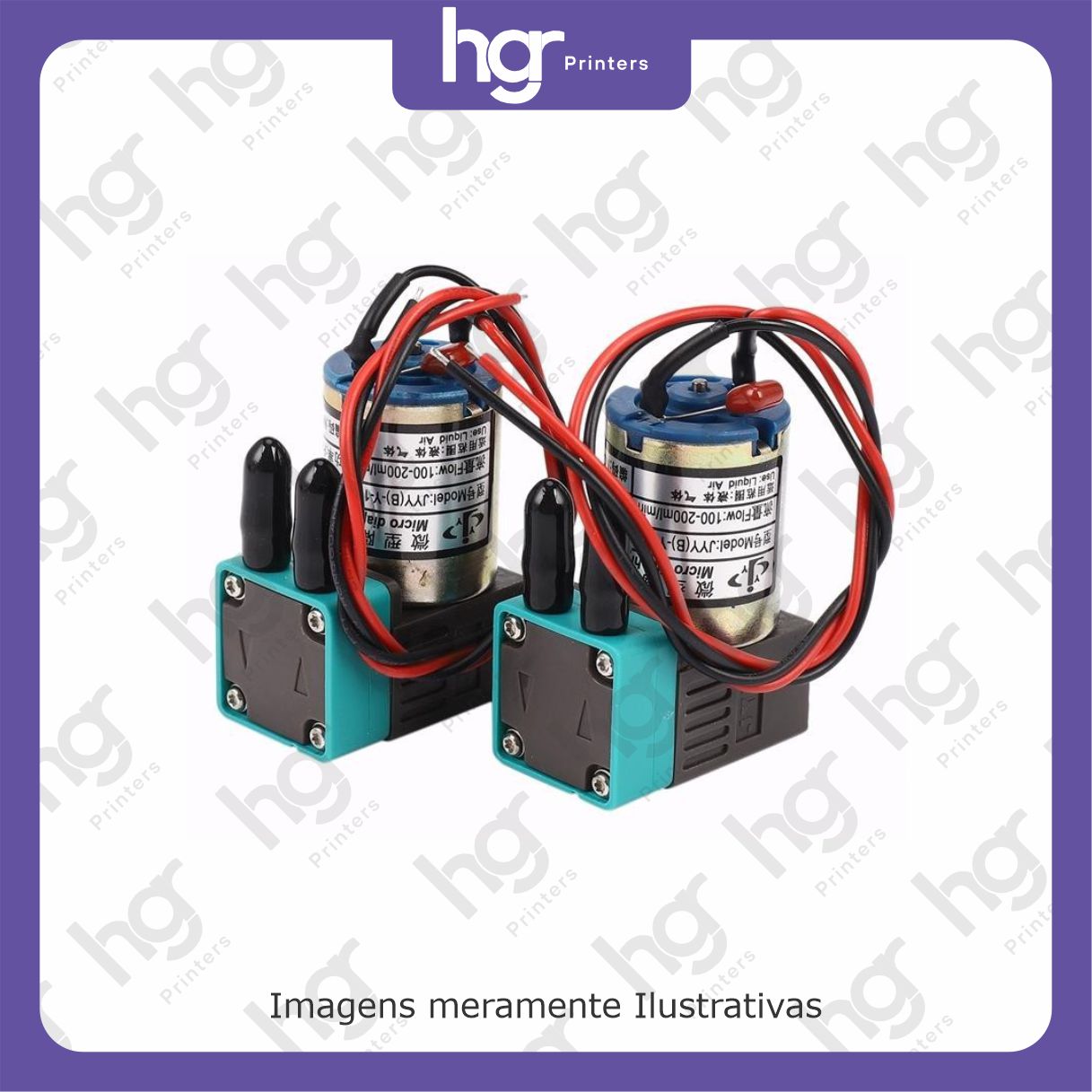 Bomba Unidade de Limpeza Plotter Bomba Peristáltica INK Pump 3w 100/200ML/Min 24V - Imagem 1