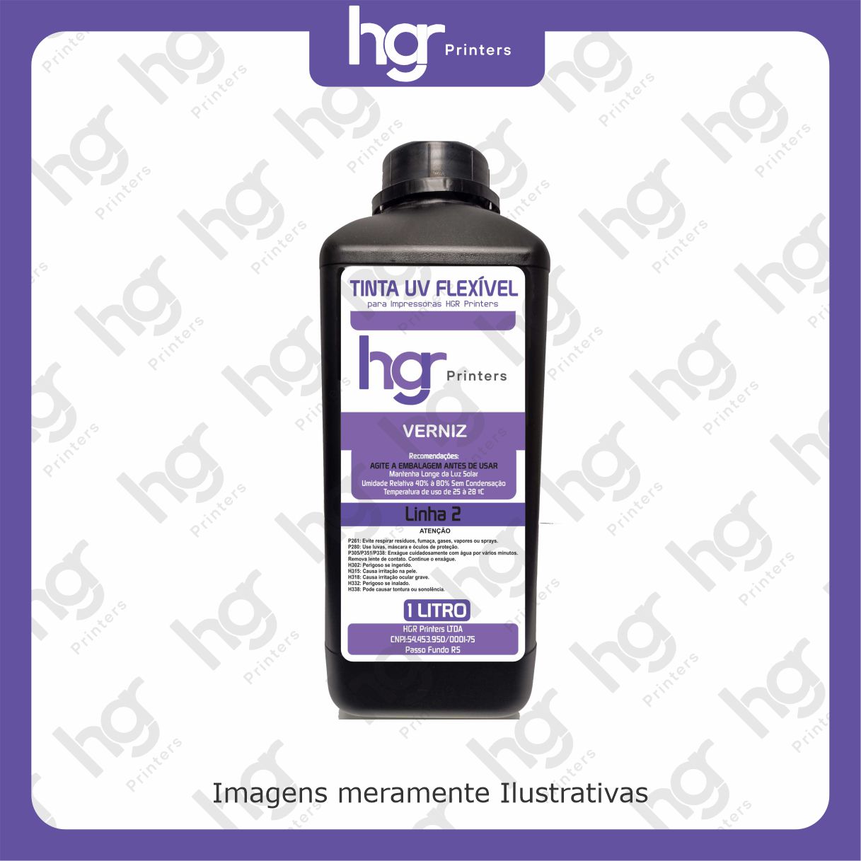 Linha 2 Verniz Verniz UV HGR flexível Linha 2 TX800 / I3200 - Imagem 1