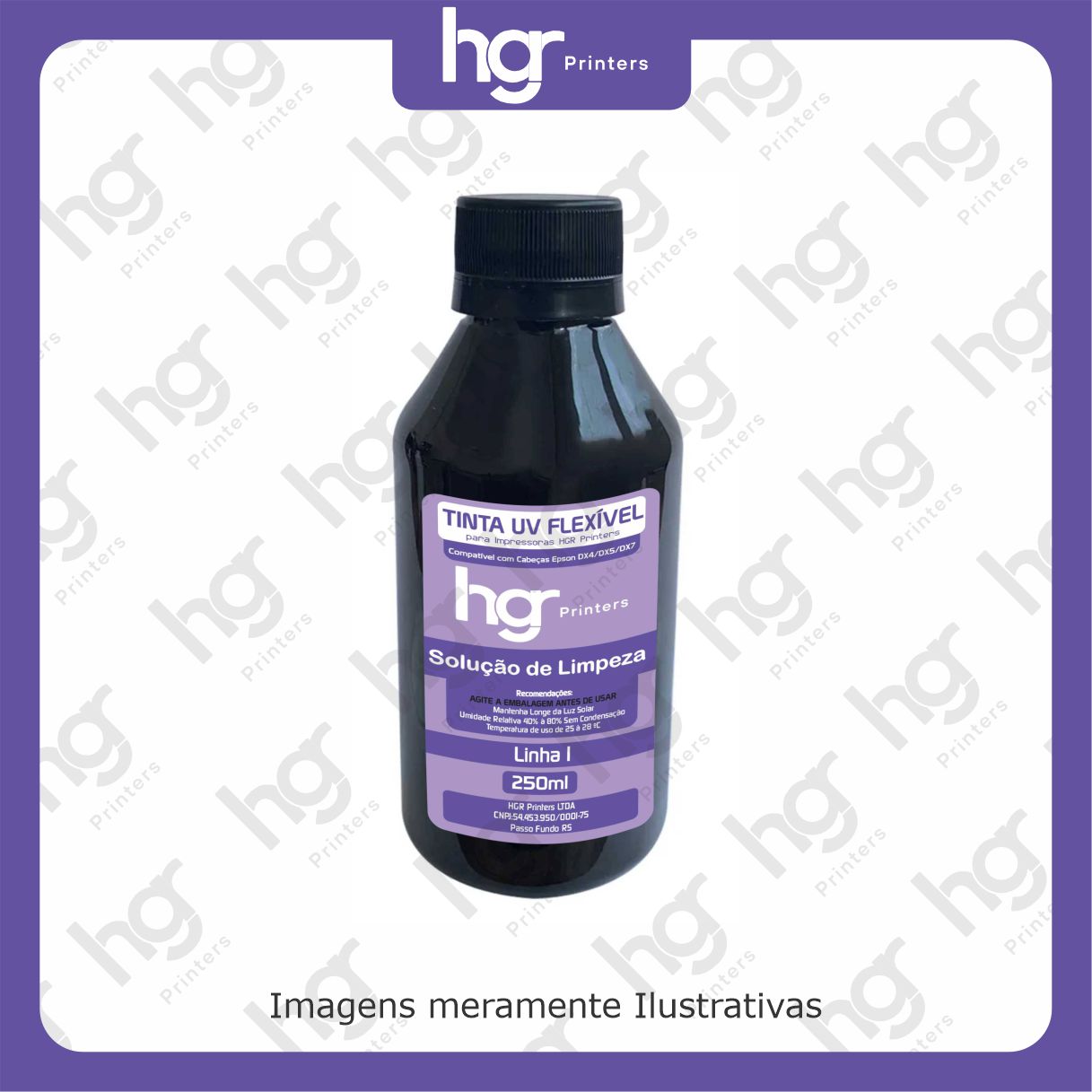 linha 1 ml solução Solução de limpeza 250ml Linha 1 para L1800 - Imagem 1