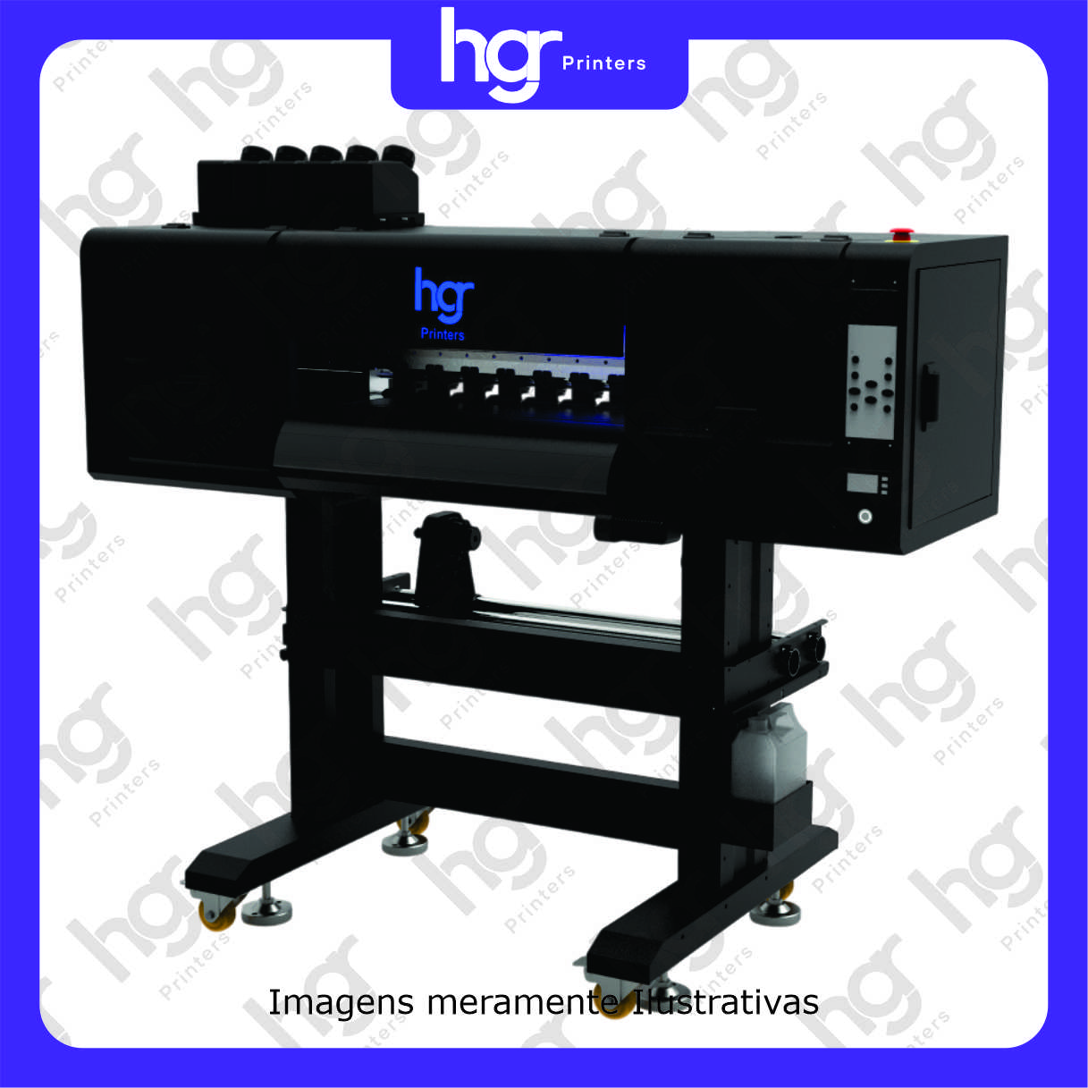 2 (3) Impressora UV LED Roll 130cm 1 Cabeça I3200 em 60º para Branco Cores e Verniz - Imagem 1